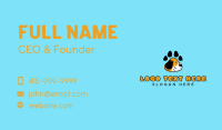 Paw Pet Dog Business Card Design