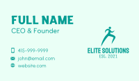 Athlete Runner Business Card Image Preview