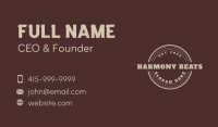 Vintage Badge Traditional Business Card Image Preview