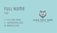 Canine Dog Wolf Business Card Image Preview