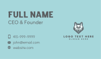 Canine Dog Wolf Business Card Image Preview