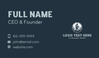 Survival Mountaineering Hike  Business Card Design