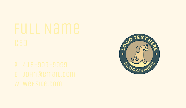 Dog Pet Veterinary Business Card Design Image Preview