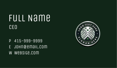 Hammer House Builder Business Card Image Preview