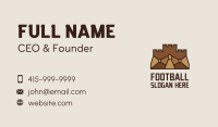 Ancient Turret Fortress  Business Card Image Preview