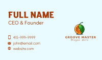 Fresh Citrus Fruit Business Card Image Preview