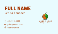 Fresh Citrus Fruit Business Card Design