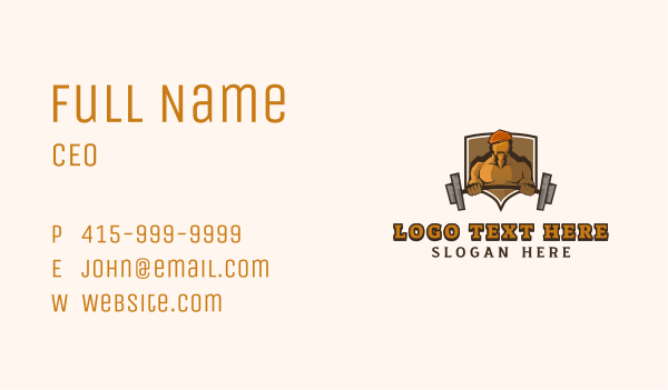 Military Training Gym Business Card Design Image Preview
