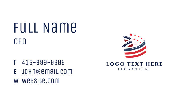 US Flag State Business Card Design Image Preview