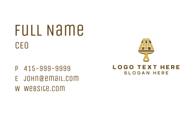 Brick Paintbrush Renovation Business Card Image Preview