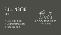 Wild Ox Bull Fighter Business Card Image Preview