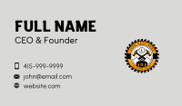 Hammer Carpentry Construction Business Card Preview