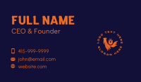 Roasted Chicken Fire Business Card Image Preview