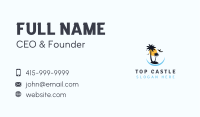 Tropical Island Tourism Business Card Image Preview