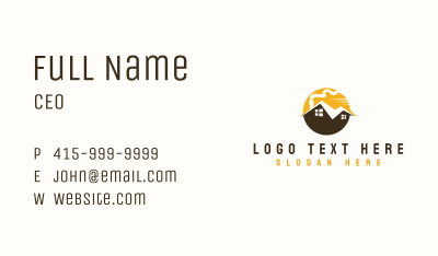 Sun Roofing Property Business Card Image Preview