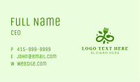 Organic Vegan Food Fork Business Card Image Preview