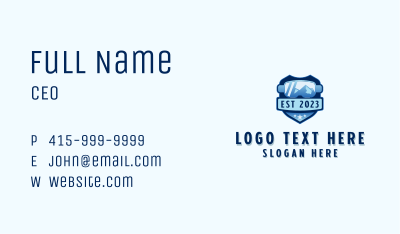 Sports Ski Goggles Business Card Image Preview