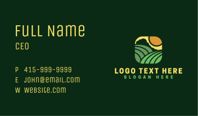 Natural Eco Farm  Business Card Image Preview
