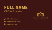 Royalty Crown Lettermark Business Card Image Preview