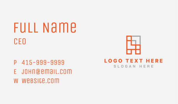 Architect Structure Builder Business Card Design Image Preview