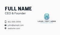 Security Technology Padlock Business Card Preview