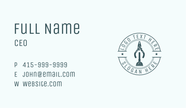 Pliers Plunger Tool Badge Business Card Design Image Preview