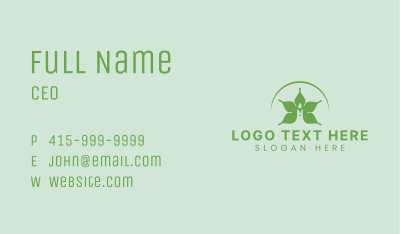 Eco Light Candle Business Card Image Preview