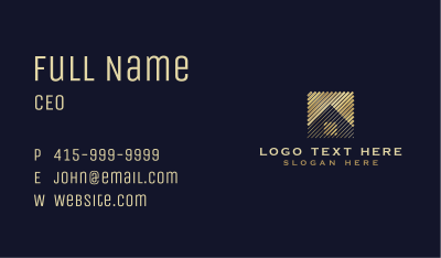 Real Estate Roofing Business Card Image Preview