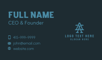 Modern Monogram A & X Business Card Preview