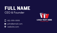 Poker Card Game Business Card Preview