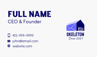 Blue Garage Mail  Business Card Image Preview