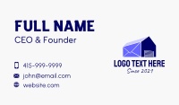 Blue Garage Mail  Business Card Image Preview