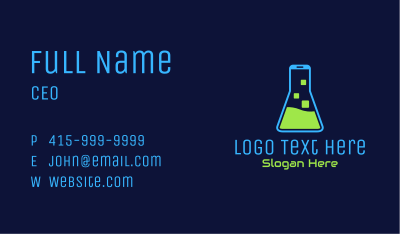 Mobile Chemistry Lab Business Card