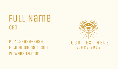 Tarot Moon Eye Business Card Image Preview
