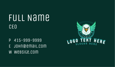 Eagle Wings Protection Business Card Image Preview