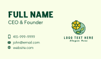 Daffodil Flower Garden Business Card Image Preview