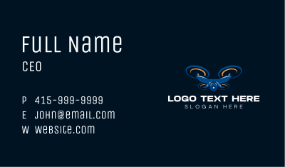 Quadcopter Arial Drone Business Card Image Preview