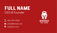 Knight Kettlebell Fitness  Business Card Image Preview