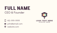 Home Fence Paint Brush Business Card Preview