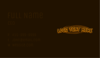 Graffiti Wall Paint Wordmark Business Card Image Preview