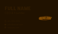 Graffiti Wall Paint Wordmark Business Card Image Preview