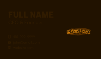 Graffiti Wall Paint Wordmark Business Card Image Preview