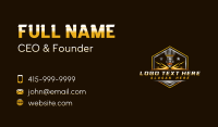 Laser Machine Metalworks Business Card Design