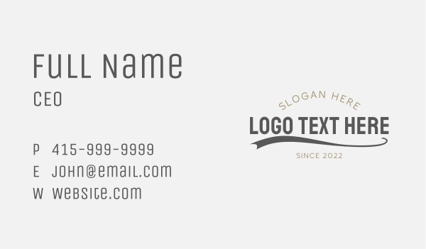 Underline Sports Wordmark Business Card Design Image Preview