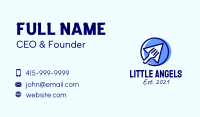 Blue Food Delivery  Business Card Image Preview
