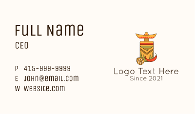Mexican Chili Drink Business Card Image Preview