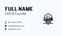 Mountaineer Outdoor Shield Business Card Image Preview
