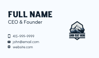 Mountaineer Outdoor Shield Business Card Preview