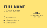 Black Music Application  Business Card Image Preview