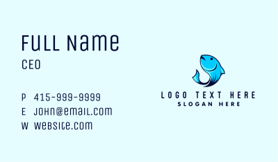 Marine Fish Hook Business Card Image Preview